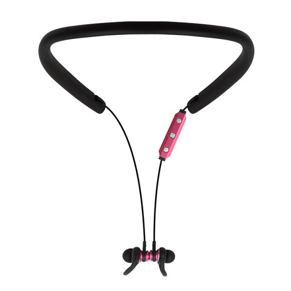 Wholesale Slim Sports Over the Neck Wireless Bluetooth Stereo Headset STN-781 (Pink)